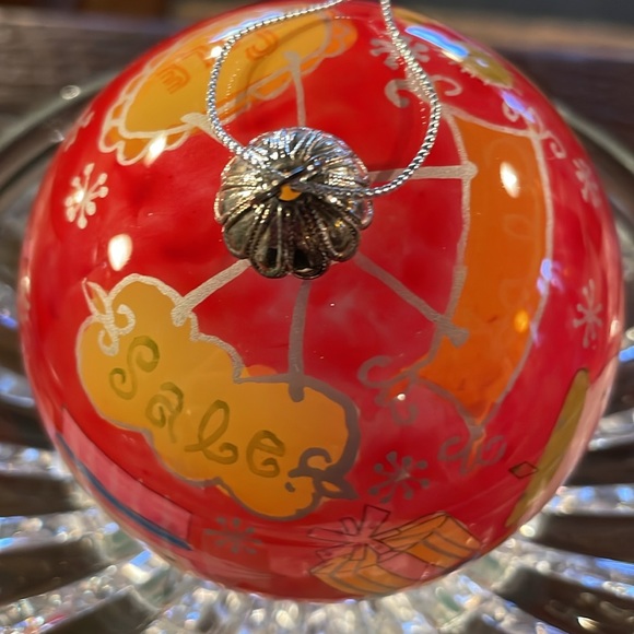 Pier 1 Li Bien Hand-Painted Glass Ornament 2006 - Picture 4 of 9